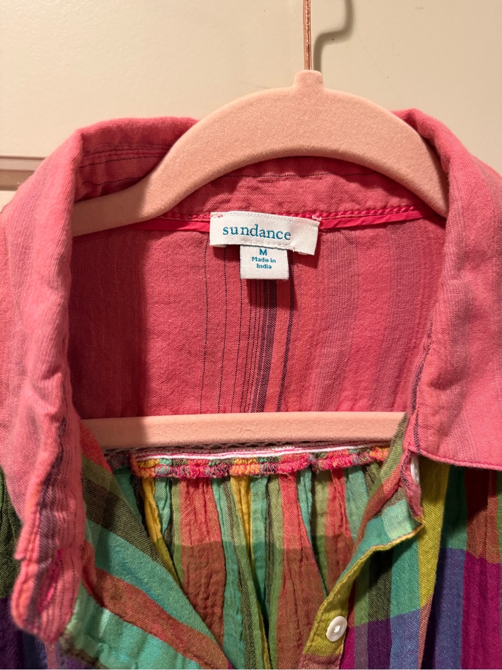 Sundance Colorful Gauze top - Picture 3 of 4
